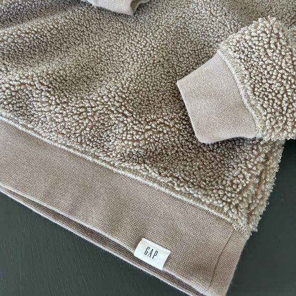 GAP Kids Tan Sherpa Hoodie - Picture 2 of 3